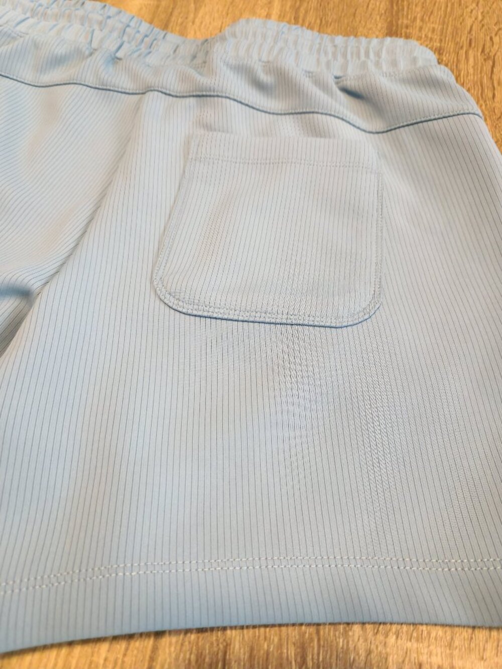 Mondetta Adriatic Blue Ribbed Lounge Shorts Drawstring Size Small - Picture 3 of 6
